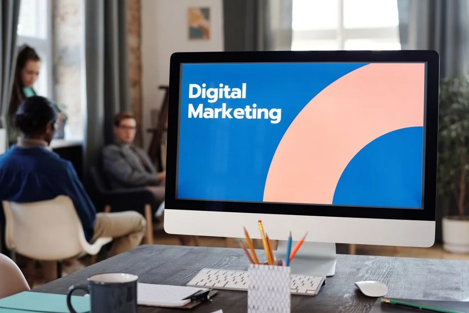 Abstract data analytics visualization featuring graphs and charts that illustrate dynamic growth.